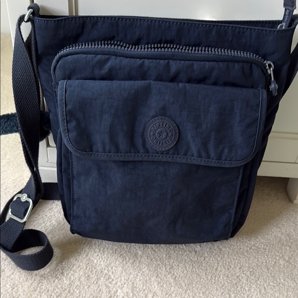 Kipling Navy Machida Crossbody Bag.  Excellent condition, never used.